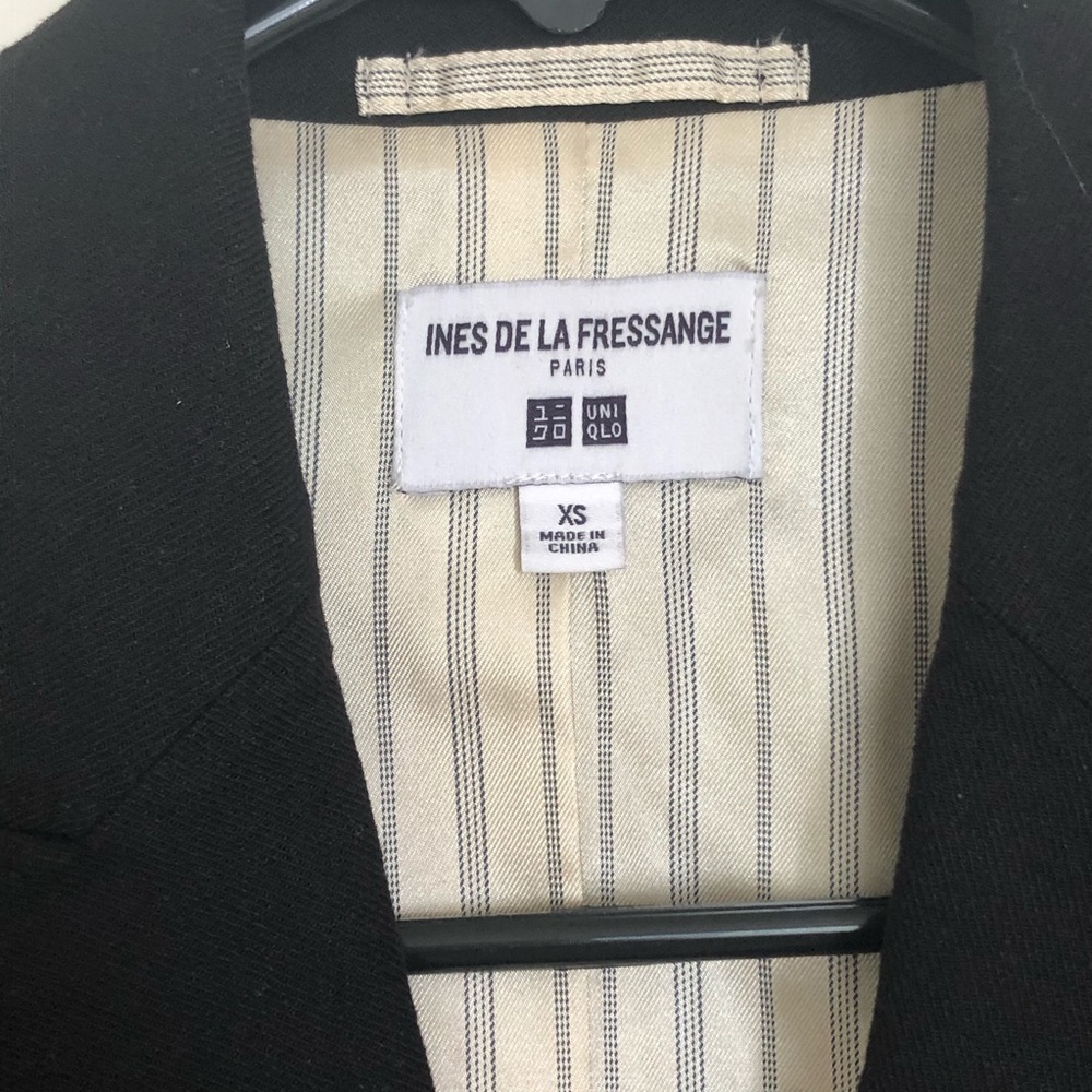 Uniqlo IDLF SS20 cotton linen Blazer in black